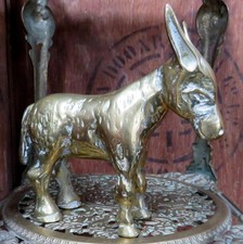 Brass Donkey, Donkey Figurine,