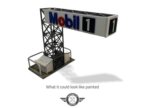 Scalextric slot car buildings - slot,