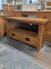 Rustic Oak TV Unit Cabinet Solid Lovely Finish 