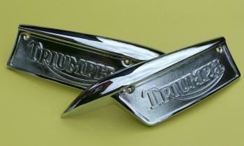 Tank badges triumph t120 - tank,