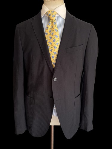 Men strellson black wool - black,
