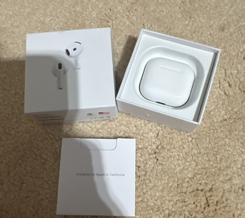 Apple airpods white ear - apple, in-ear