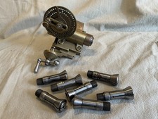 VINTAGE  Watchmakers Lathe Vertical Cross Slide Milling Grinding + collets