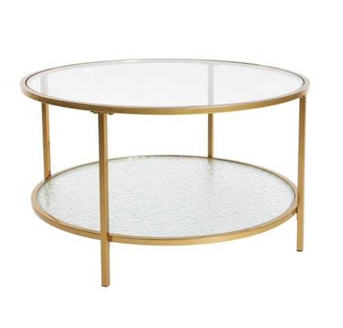 Round coffee table with - coffee,