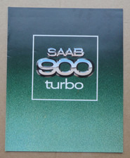 Saab 900 Turbo 3 door & 5 door UK market brochure 1979. Near mint condition.