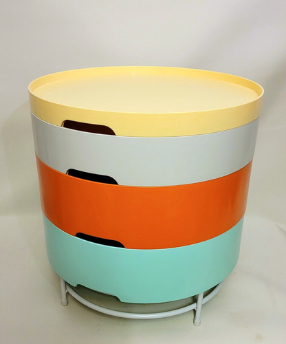 Ikea multicoloured round - ps,