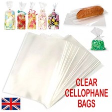 Clear cello display bags - clear,