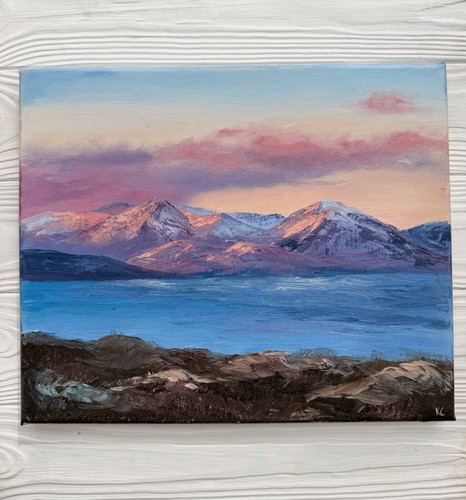 Blush the cuillins - blush,