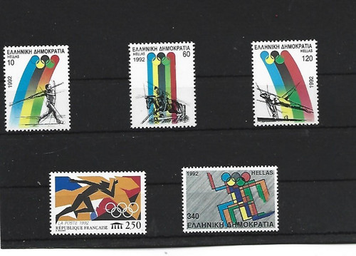 Greece mnh set 1992 bargelona - set,