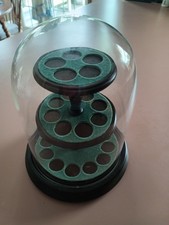 Vintage thimble display case - thimble,