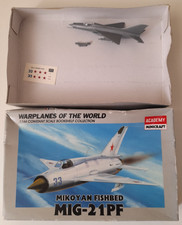 Academy Minicraft Mikoyan Fishbed MIG-21PF 1:144 Plastic Model Kit Assembled