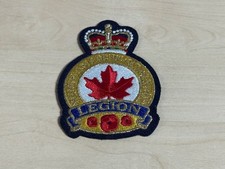 The Royal Canadian Legion Embroidered Blazer Patch Badge Original