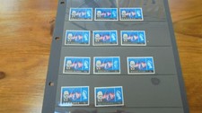 11 DIFFERENT SIR WINSTON CHURCHILL 1965 STAMPS FROM COMMONWEALTH COUNTRIES