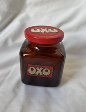 Rare Vintage Glass Oxo Jar
