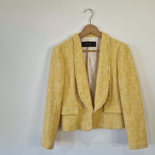 Zara lemon yellow collared - lemon,