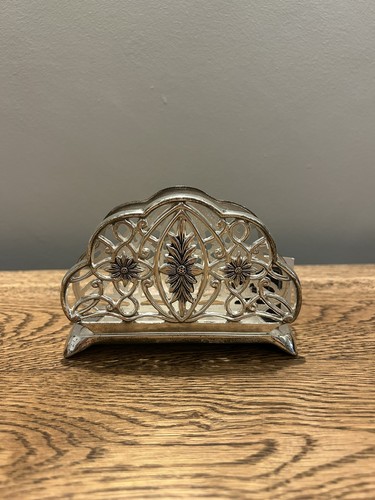 Silver plated pewter napkin - ,