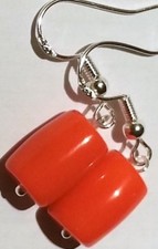 BEAUTIFUL PAIR OF 925 CORAL