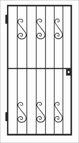 Metal gate wrought iron - /,