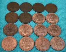 half pennies ALL DIFFERENT