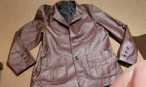 Mens leather jacket - leather, jacket.