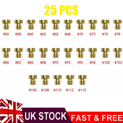 25pcs kit main jet set - jet, 55-115