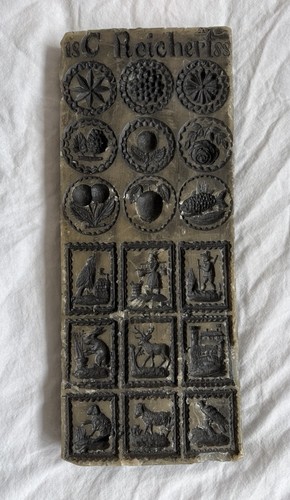 Antique wax springerle cookie - springerle,