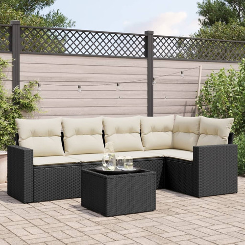 Garden sofa set black - sofa,