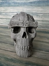 Stone Garden Lambs II Lions Skull Gothic Decorative Hand Crafted Halloween