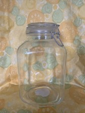 Large 100 OZ Clear Glass Mason