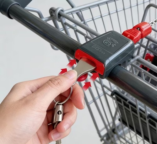 2pcs stainless steel shopping - 2pcs,