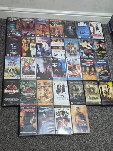 Joblot films on - of, vhs