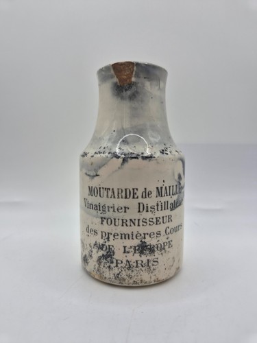 Antique french mustard pot - antique,