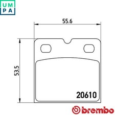 BRAKE PAD SET DISC PARKING