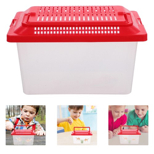 Plastic fish bowl with - , lid