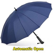 Umbrella Navy Blue 16 Panel