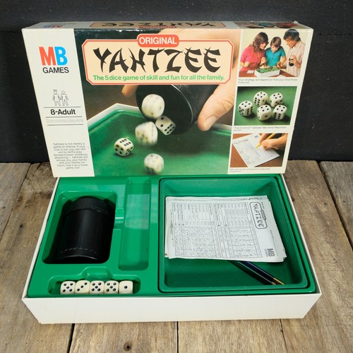 Vintage yahtzee board game - board,