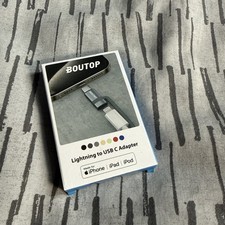 Lightning to USB C Adapter -Apple MFi Certified 60W for Fast Charging Compatible