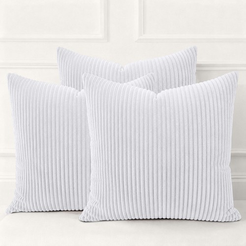 Soft velvet cord cushion - soft,