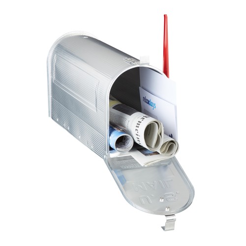 American letterbox aluminium - american,