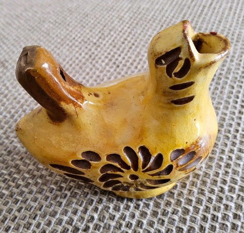 Vintage ceramic bird whistle - ceramic,
