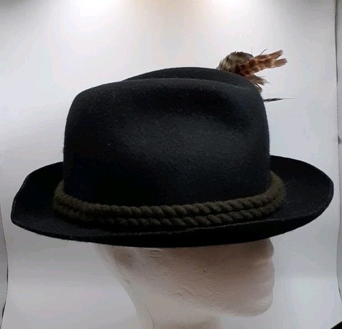 Capo black tyrolean felt - capo, hat