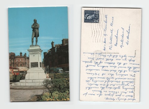 Postcard robert burns - postcard, statue