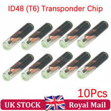 10Pcs Glass Key Transponder ID48 Immobiliser Chip For VW Audi Seat Skoda Porsche