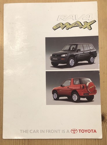Toyota rav4 max sales - toyota, brochure