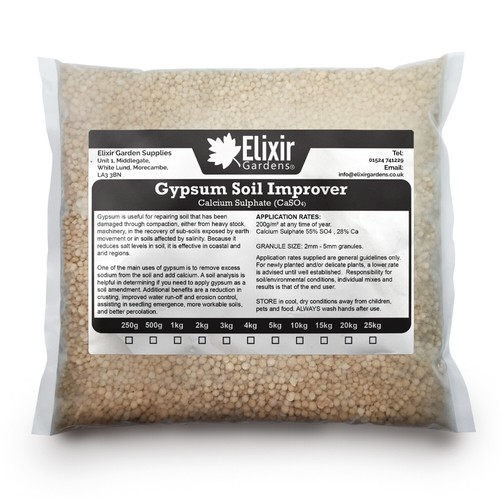 Gypsum fertiliser calcium - gypsum, (calcium
