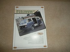 VW Devon 12-16 seater buses.Ambulance & Welfare. Brochure & price list  mint
