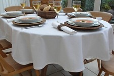 150X210CM (59X82") OVAL WHITE