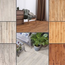 Cheap Laminate Flooring Natural Brown Oak  & Grey Wooden Flooring V Groove AC4