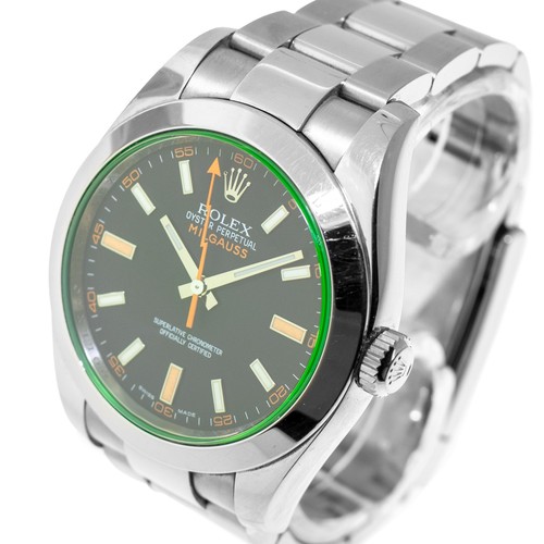 Rolex milgauss 40mm stainless - 40mm,