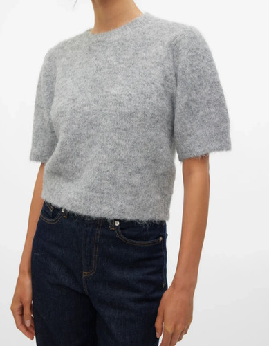 Vmnovah knitted short sleeved - knitted,